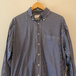 Blue and White Button Down